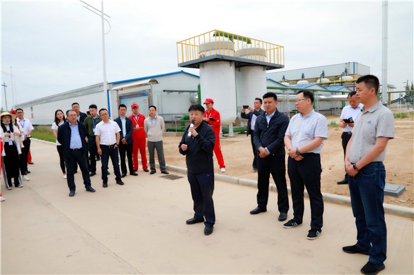 陕西PT电子游戏集团复工复产促增长项目观摩会议与会人员走进绿色能源公司油气公司水环境公司陕北片区项目