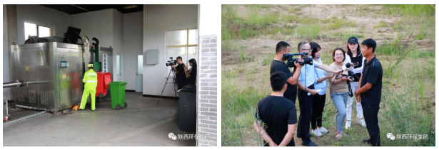 中省媒体采访团到陕西PT电子游戏集团陕北片区沉点项目集中采访